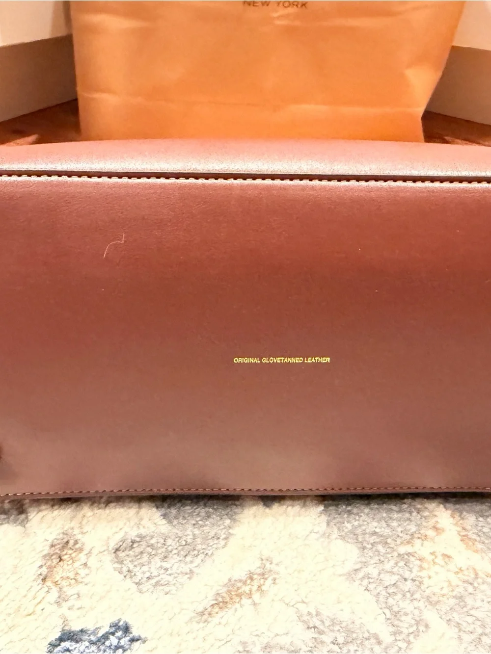 NWOT Coach Empire 26 Maple Leather Satchel